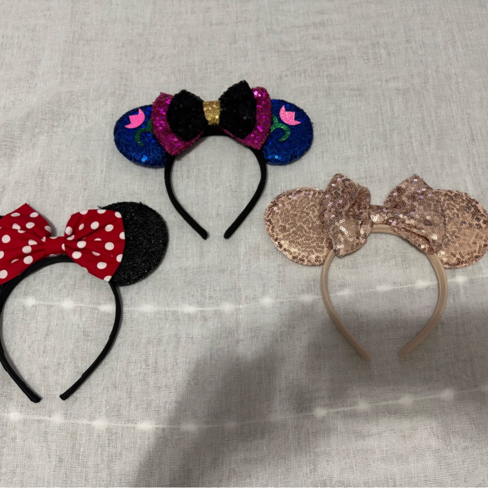 Disney Minnie Mouse Ears set of 3